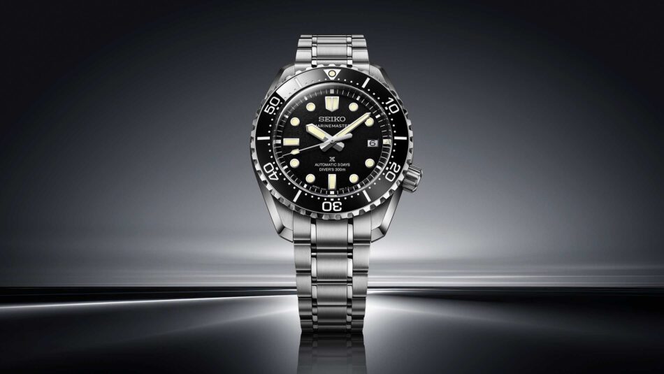 Seiko Mariner03 Watches World Seiko Prospex Marinemaster 1968 Heritage Diver's Watch de esfera negra es la quintaesencia del reloj de herramientas.