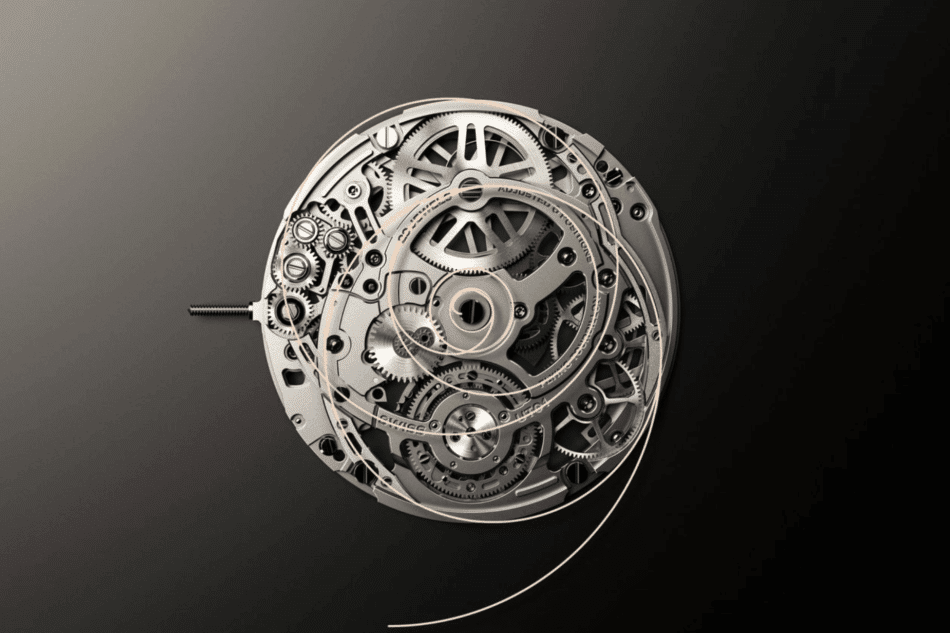 Bianchet UltraFino RotondoCALIBRE ESPIRAL Watches World Vista trasera del calibre UR01 del UltraFino Rotondo de Bianchet