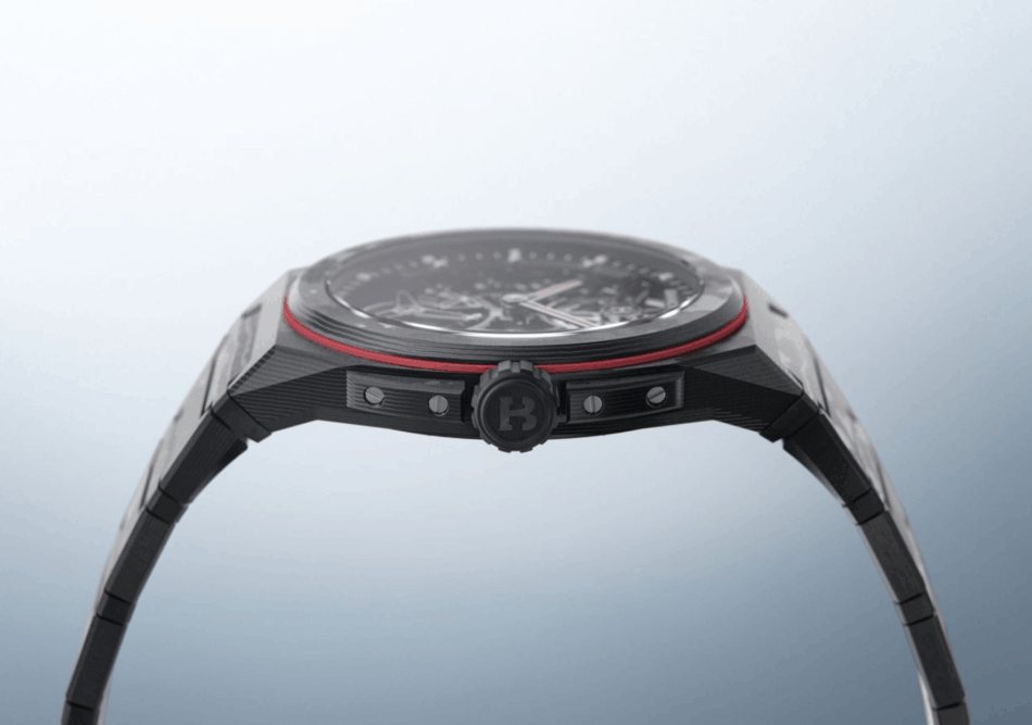 Bianchet UltraFino RotondoCARBONO PERFIL Watches World Bianchet UltraFino de perfil que deja ver su delgadez de solo 89mm