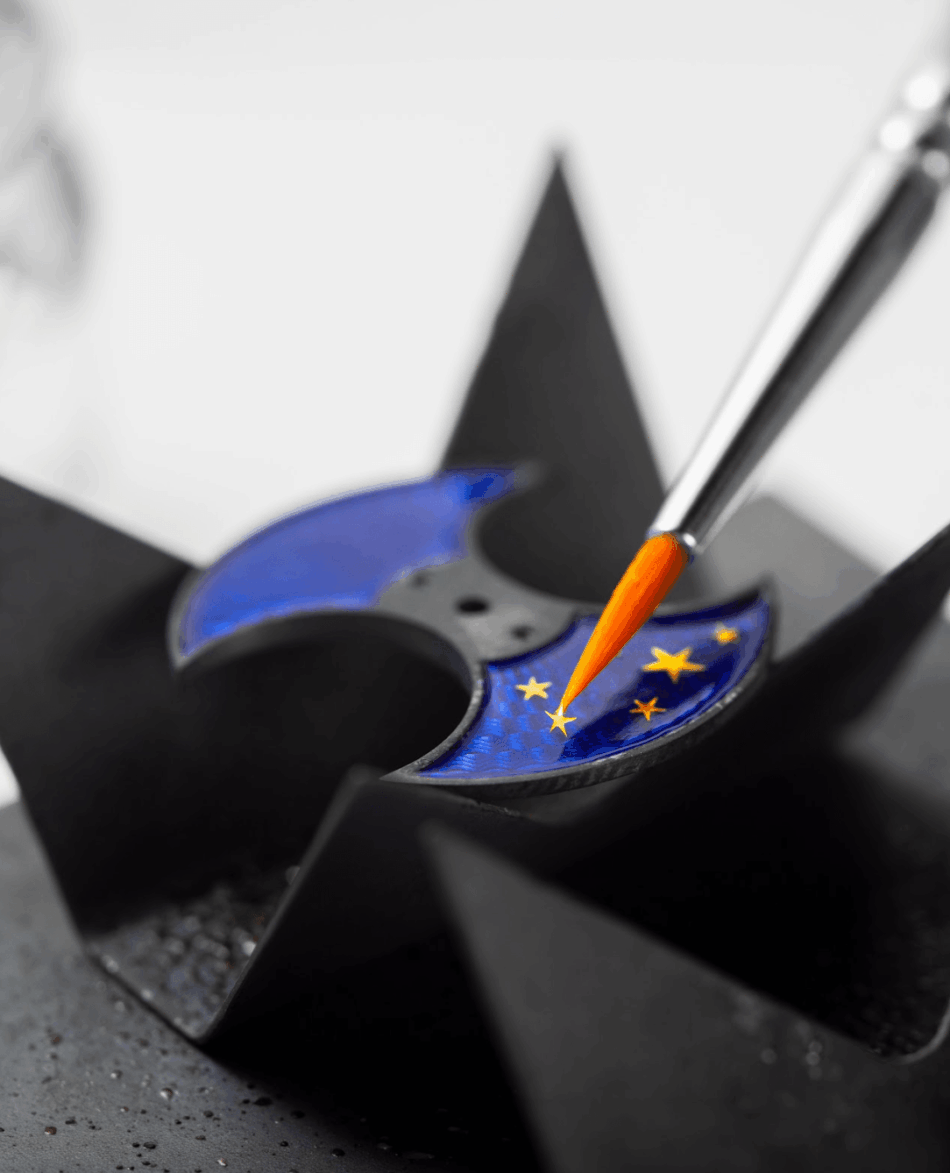 Chronoswiss PULSE GMT Enamel Sky GoldCOLOCANDO ESTRELLAS Watches World