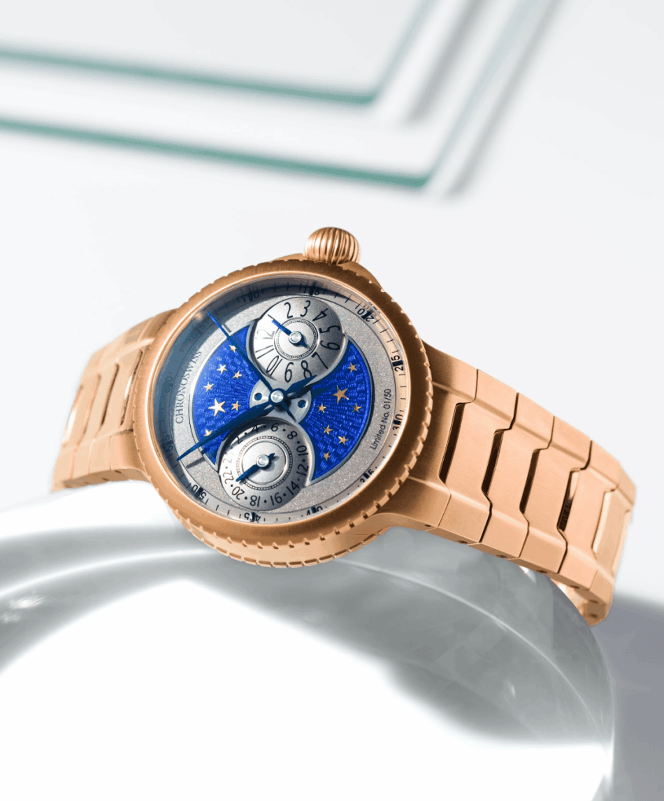 Chronoswiss PULSE GMT Enamel Sky GoldDE LADO Watches World