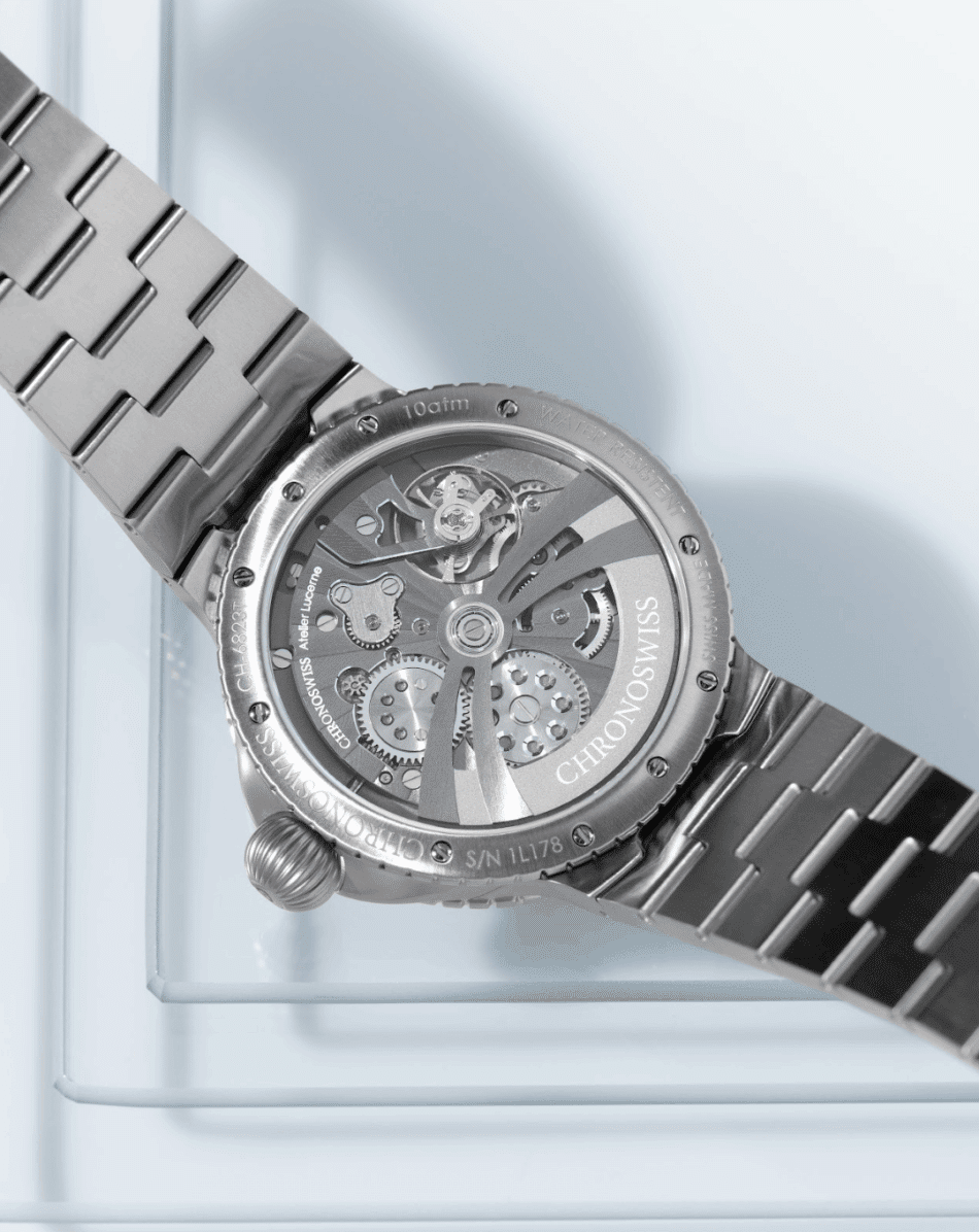 Chronoswiss PULSE GMT Silver GuillocheATRÁS Watches World