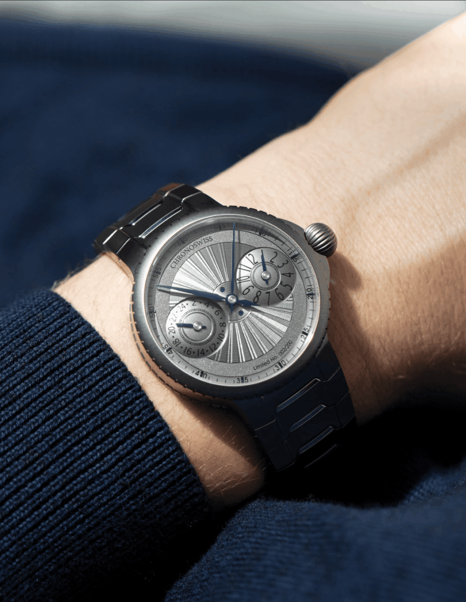 Chronoswiss PULSE GMT Silver GuillocheLIFESTYLE Watches World