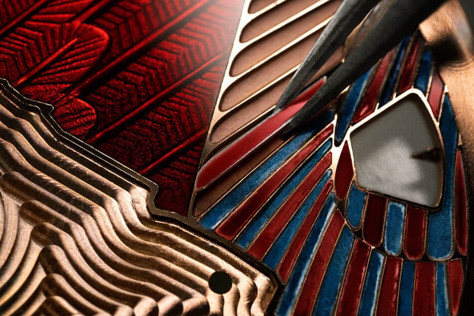 MDA 7620AQuatuorSavoirFaireA2P00042 Watches World Close up de técnicas artesanales en reloj Métiers dArt