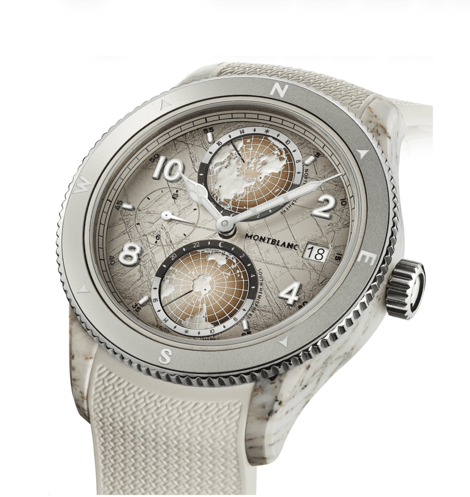 MONTBLANC 1858 Geosphere 0 Oxygen Mount ElbrouzCLOSEUP Watches World 1858 Geosphere 0 Oxygen Mount Elbrouz