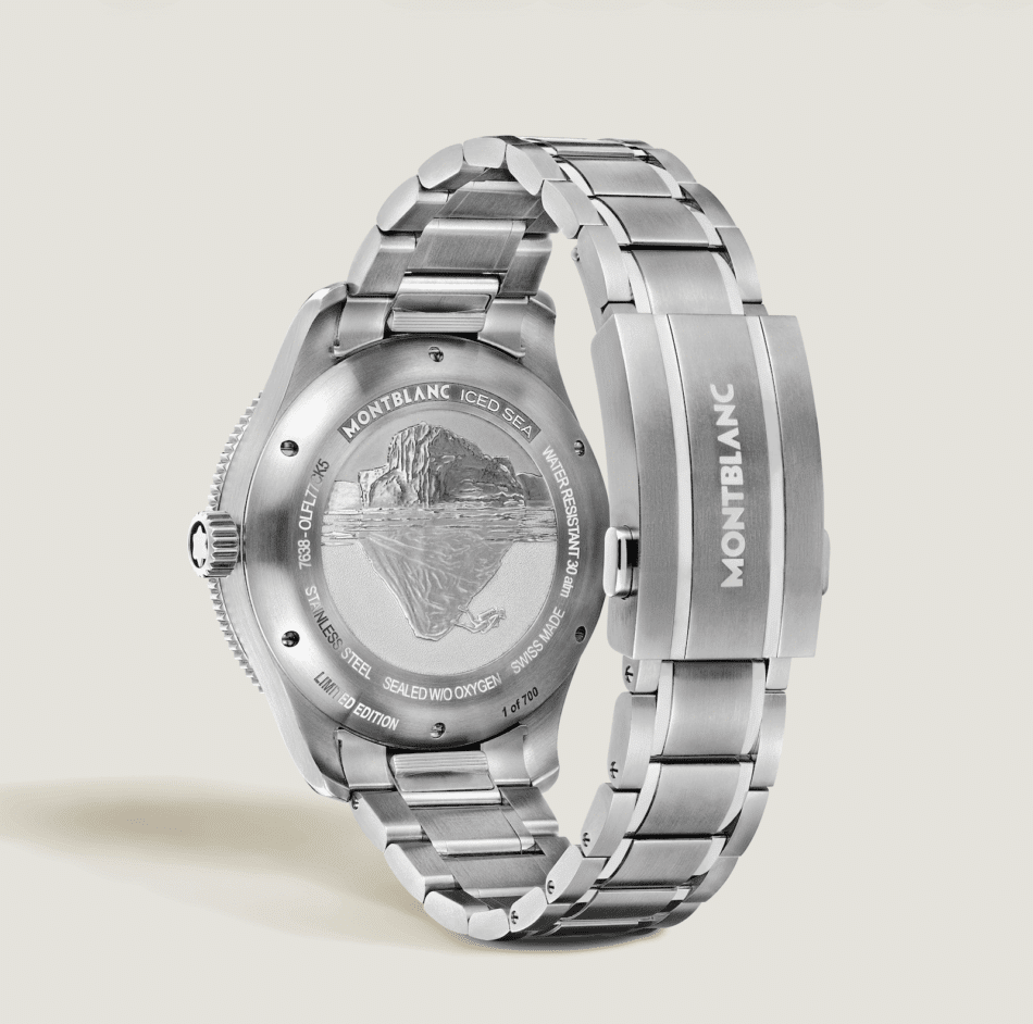Montblanc Iced Sea Automatic Date 0 Oxygen700atrás Watches World Vista trasera del Iced Sea Automatic Date 0 Oxygen