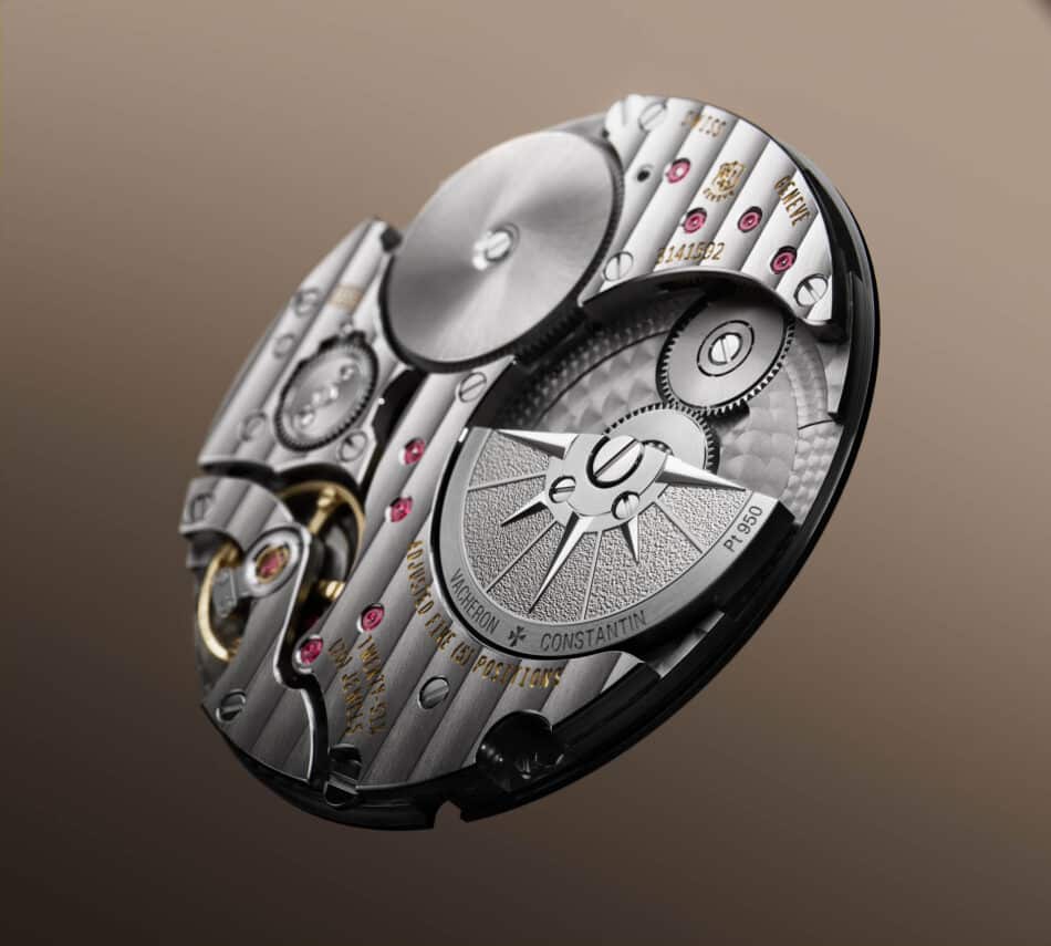 Overseas Automático Ultraplano la nueva obra maestra con Calibre 2550 Watches World Movimiento Vacheron Constantin Calibre 2550 ultraplano con microrrotor de platino