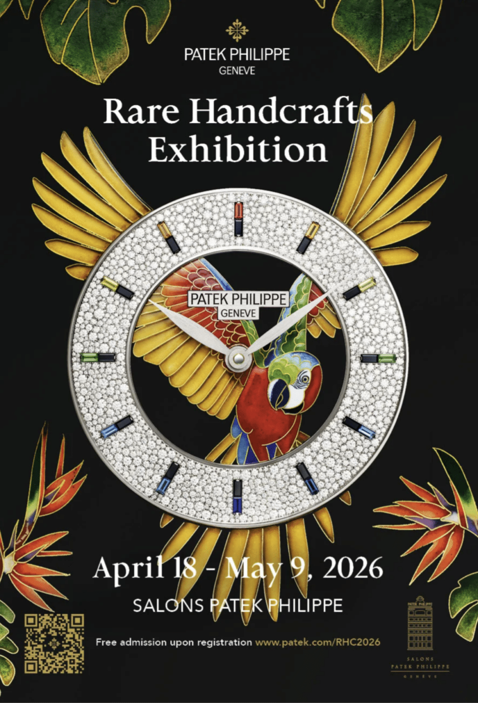 Patek Philippe Rare Handcrafts 2026 close up Watches World Patek Philippe Rare Handcrafts 2026 Clock