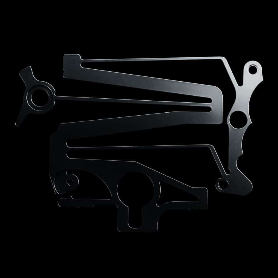 TAG Heuer Monaco Evergraph 2 Watches World TAG Heuer Monaco Evergraph TH80 00 up of a luxury square back watch revealing its mechanical movement through a transparent case back dark blue strap