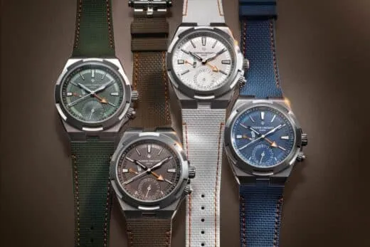 Conjunto de las cuatro versiones del Overseas Dual Time Cardinal Points