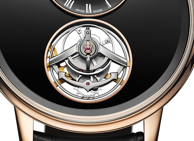 Sextante estilizado y un contrapeso en forma de ancla Watches World Su jaula de tourbillon incorpora símbolos inspirados en el universo marítimo de John Arnold