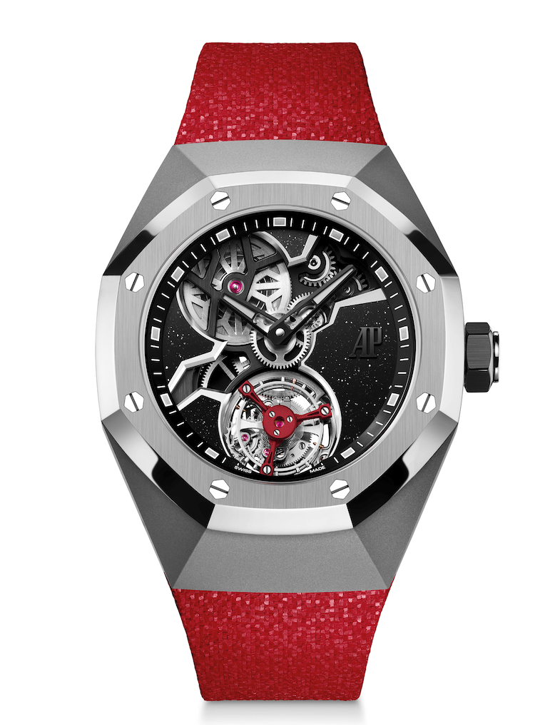 Audemars Piguet Royal Oak Concept Yoon y VerbalAudemars Piguet Royal Oak Concept Yoon y VerbalGALERIA ROJO Watches World Audemars Piguet Royal Oak Concept Yoon y Verbal con correa de caucho roja