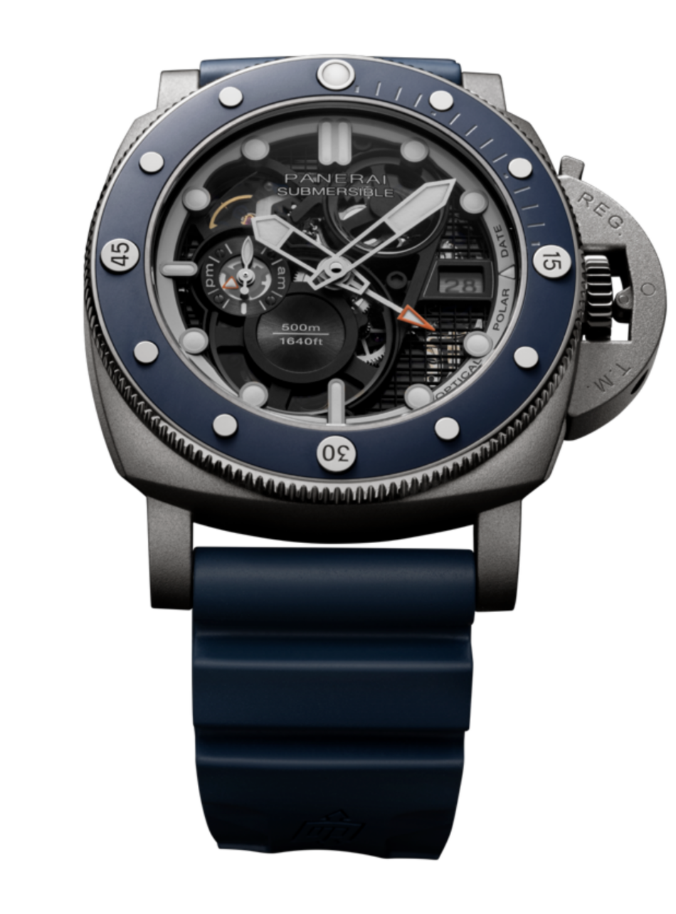 PaneraiSubmersibleGMTPAM01495 Watches World Panerai Submersible GMT PAM01495