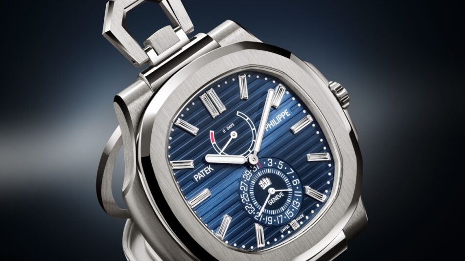 Patek Philippe Nautilus 958G001 reloj de mesa closeup Watches World Patek Philippe Nautilus 958G 001 reloj de mesa closeup