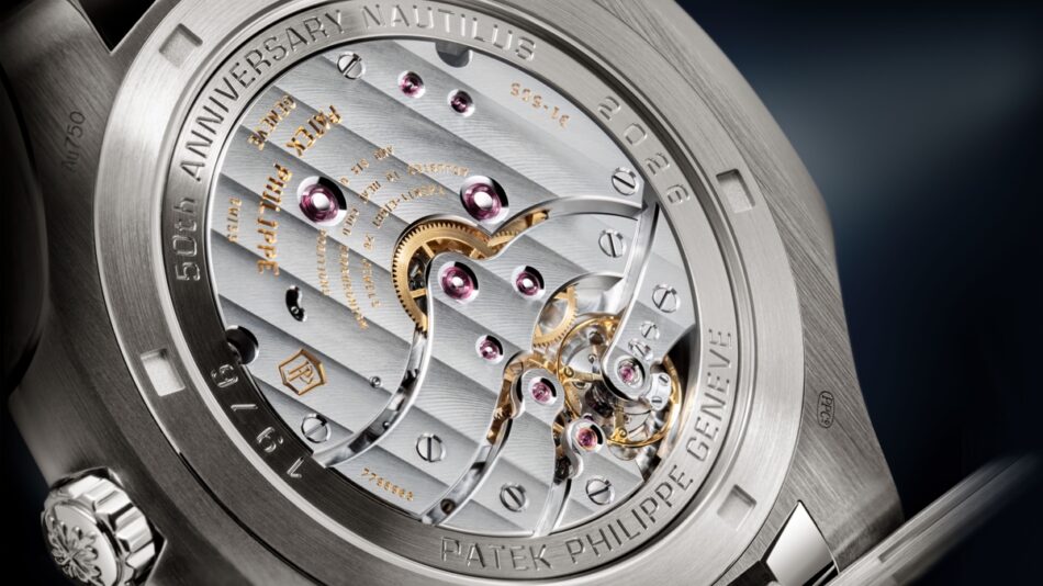 Patek Philippe Nautilus 958G001 reloj de mesa fondo de caja Watches World Patek Philippe Nautilus 958G 001 reloj de mesa fondo de caja
