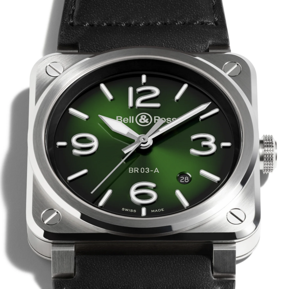 br03greensteelproduit Watches World Bell Ross BR 03 Green Steel