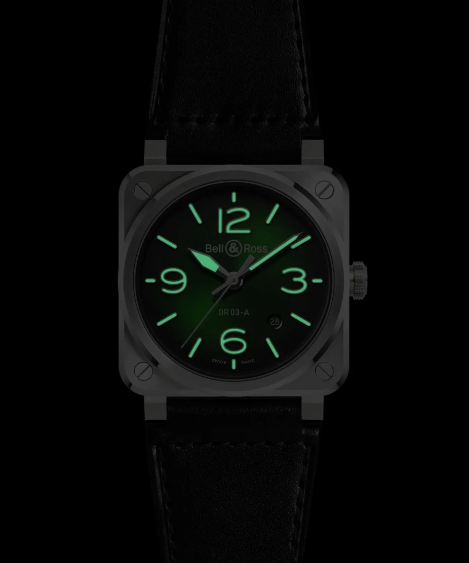 br03greensteelproduit2 Watches World Bell Ross BR 03 Green Steel