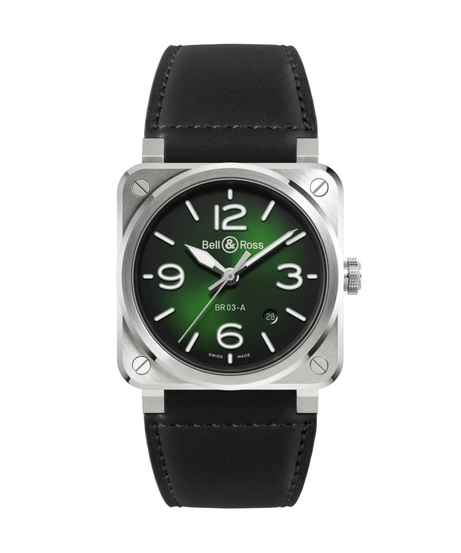 br03greensteelsoldat Watches World Bell Ross BR 03 Green Steel