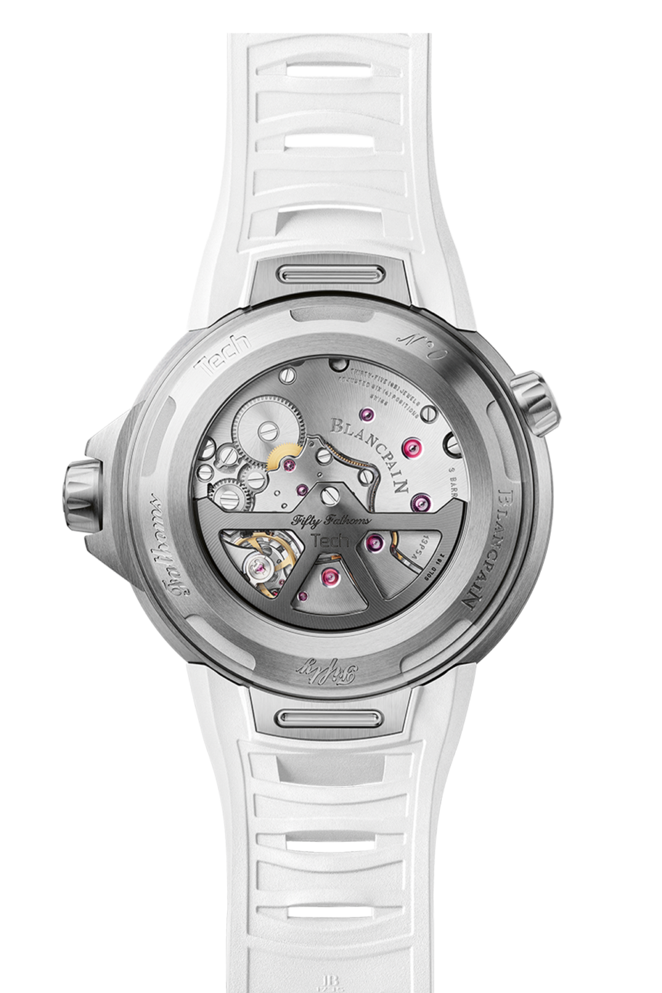 5019A12B3094AwhiteSoldierDosRGB Watches World Blancpain Fifty Fathoms Tech