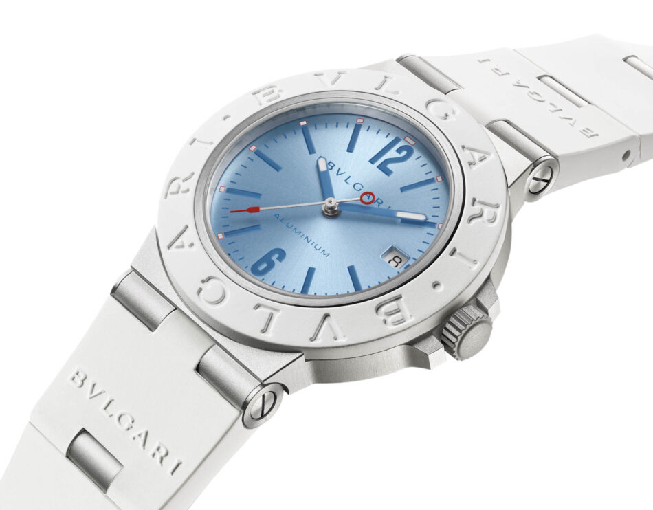 Bvlgari Bvlgari Aluminium Watches World Bvlgari Bvlgari Aluminium con carátula azul efecto rayos de sol edición limitada