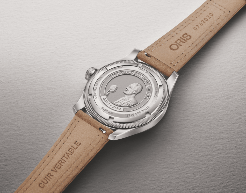 Oris Lou Gehrig Limited Edition back Watches World Oris Lou Gehrig Limited Edition