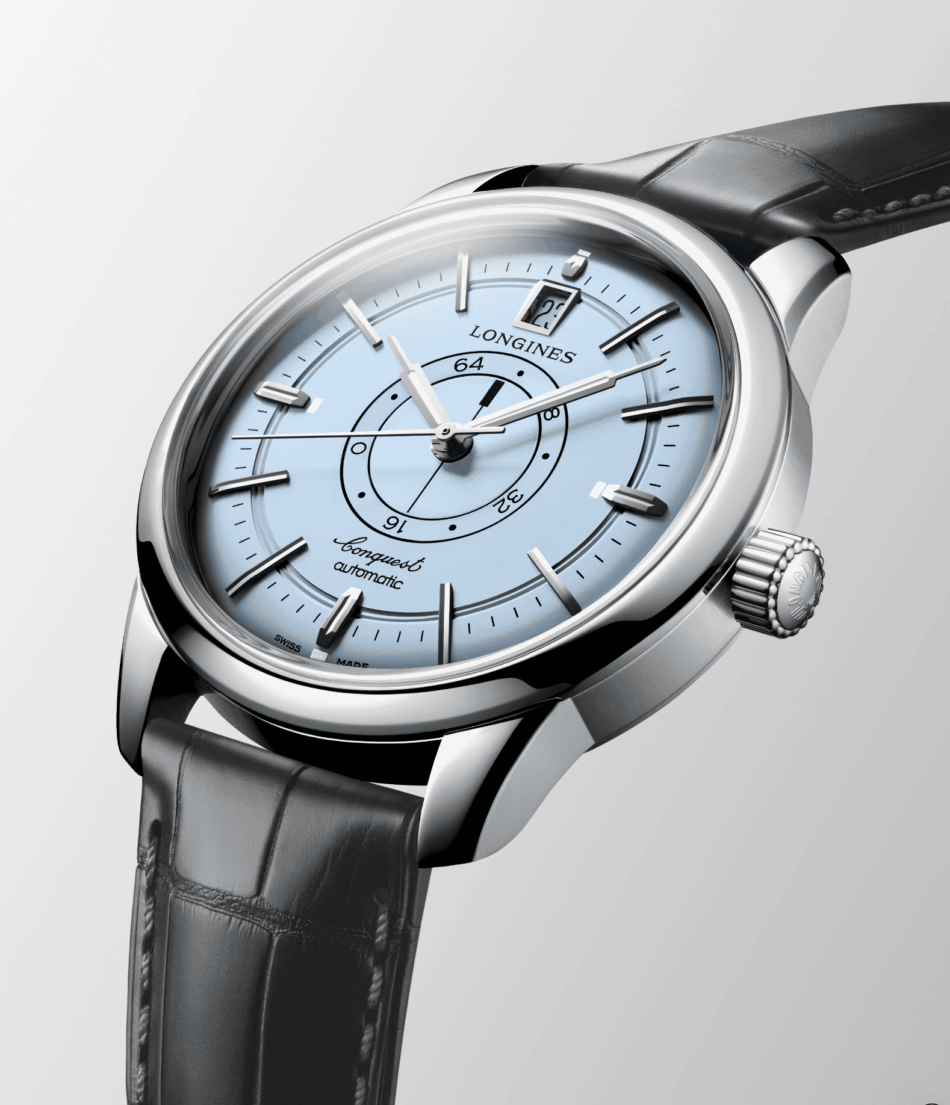 Longines Conquest Heritage Central Power Reserve face Watches World Longines Conquest Heritage Central Power Reserve