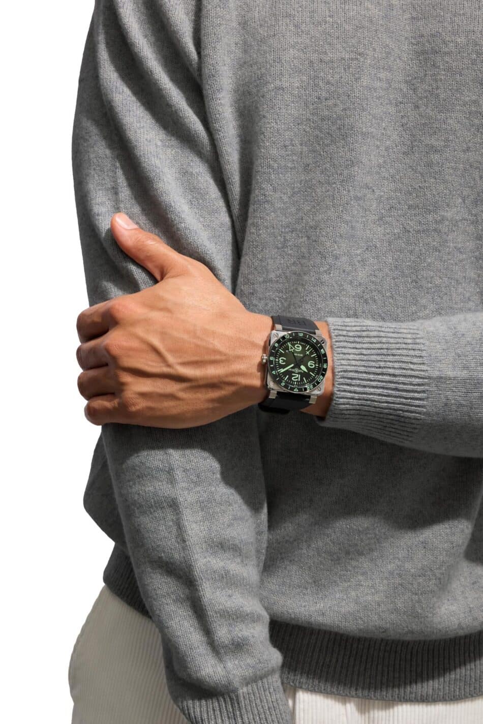 Bell Ross BR03 GMT Green Lum Watches World Bell Ross BR 03 GMT Green Lum