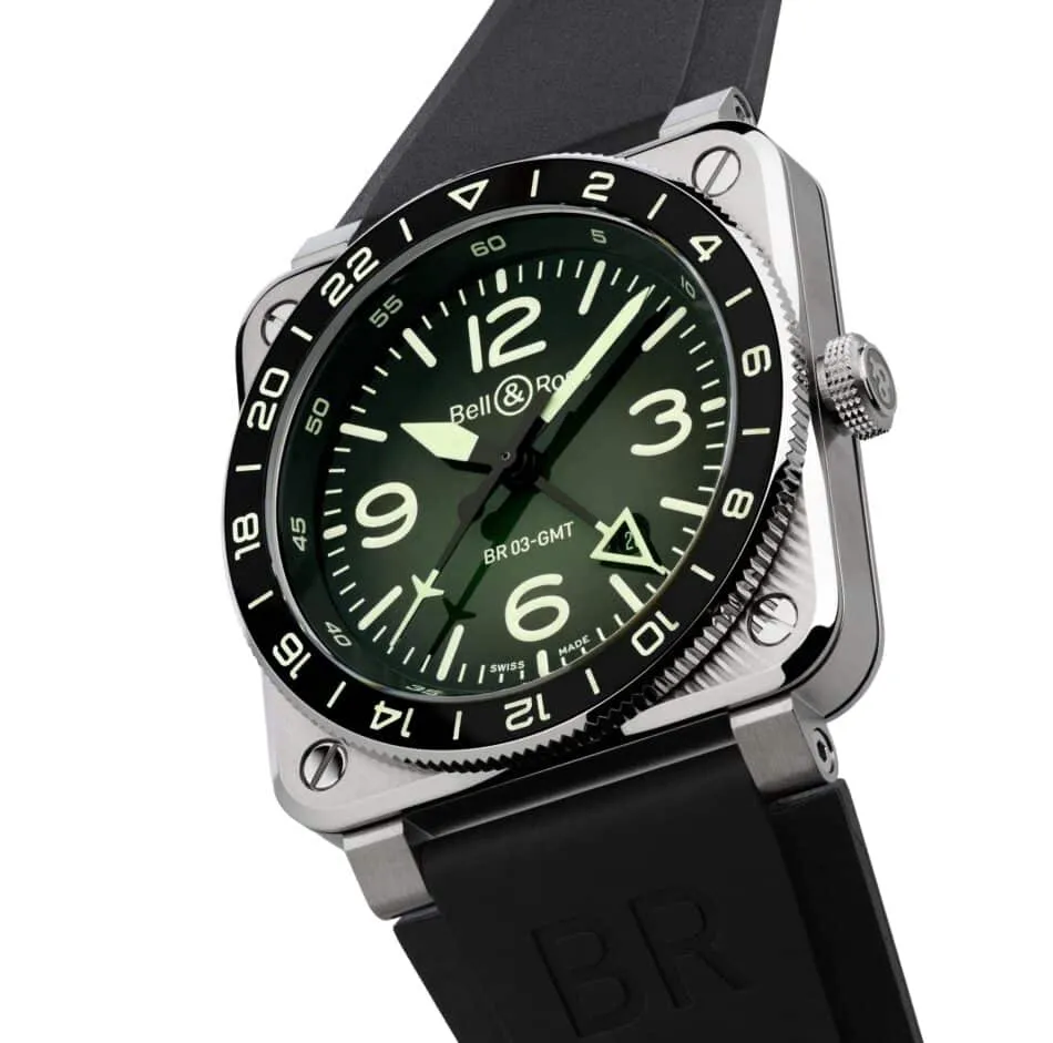 Bell & Ross BR-03 GMT Green Lum