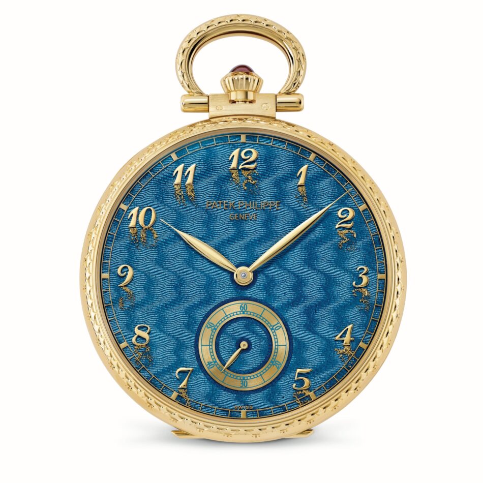 Reloj de bolsillo Burano Ref 992193J001 3 Watches World Reloj de bolsillo Burano Ref 992193J 001 4 Gold pocket watch with an ornate ring and a colorful enamel city scene on its dial showing buildings by water