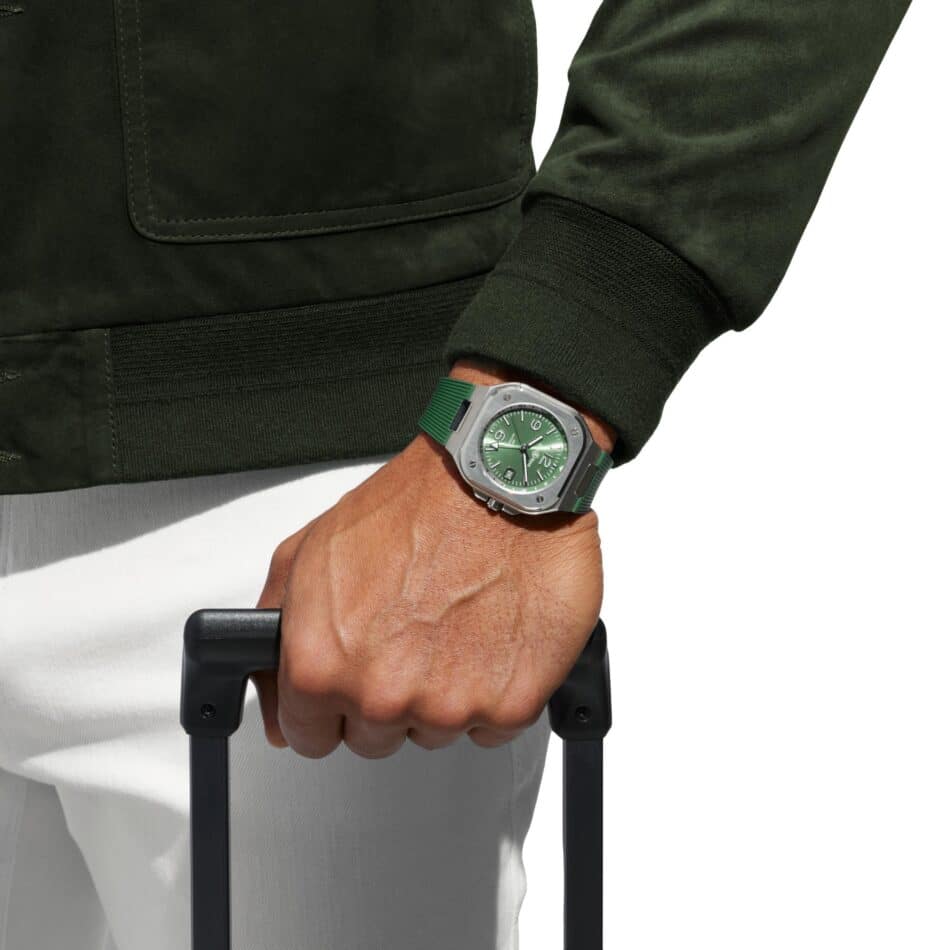 Bell Ross BR05 GMT Green Steel Watches World Bell Ross BR 05 GMT Green Steel