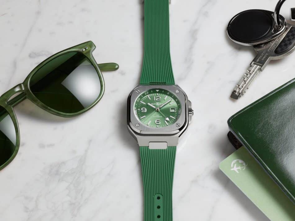 Bell Ross BR05 GMT Green Steel Watches World Bell Ross BR 05 GMT Green Steel