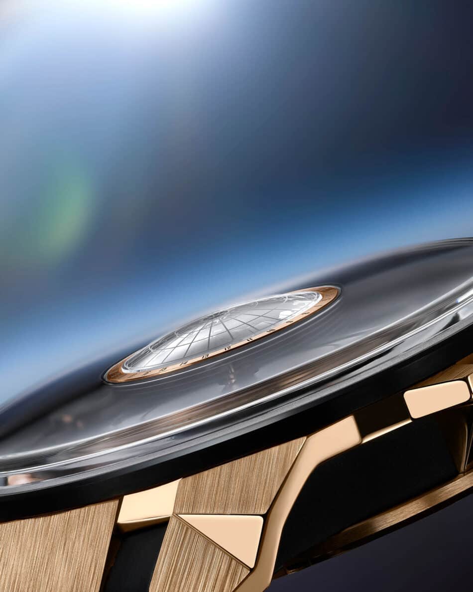 Ulysse Nardin Blast Moonstruck precisión astronómica en una edición limitada Watches World Ulysse Nardin Blast Moonstruck en oro rosa con representación tridimensional de la Tierra