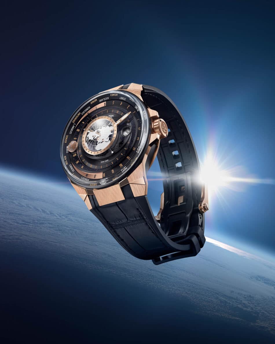 Ulysse Nardin Blast Moonstruck precisión astronómica en una edición limitada Watches World Ulysse Nardin Blast Moonstruck con carátula de aventurina y caja de oro rosa