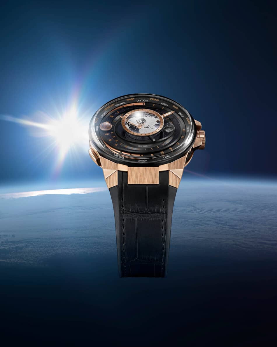 Ulysse Nardin Blast Moonstruck precisión astronómica en una edición limitada Watches World Ulysse Nardin Blast Moonstruck con carátula de aventurina y caja de oro rosa